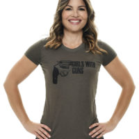 Armed Tee Olive by Girls with Guns