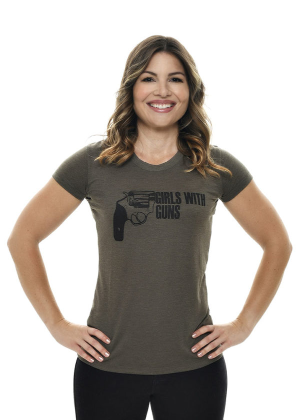 Armed Tee Olive by Girls with Guns