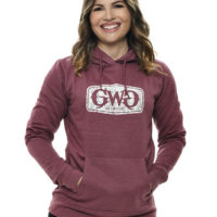GWG Label Hoodie in Dusty Rose by Girls with Guns