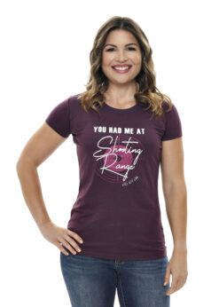 You Had Me At Tee in Plum by Girls with Guns