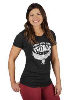 Freedom Tee in black by GWG Clothing