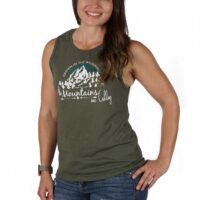 The Mountains Are Calling Muscle Tank