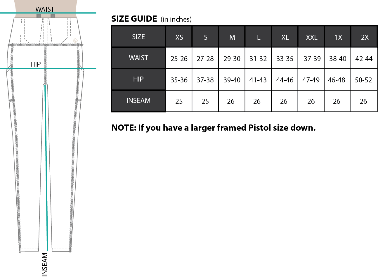 Liquido Leggings Size Chart House | International Society of Precision  Agriculture